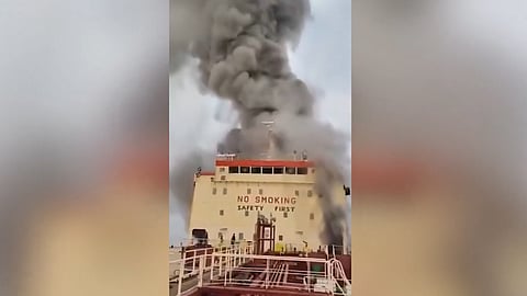 Indian crew member killed after drone boat hits oil tanker off Oman coast