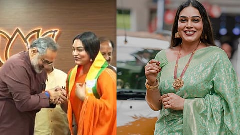 Makeup artist Seema Vineeth has joined the Bharatiya Janata Party in Kerala