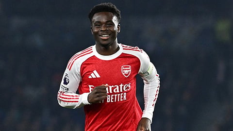 bukayo saka goal celebration