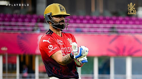 Virat Kohli training