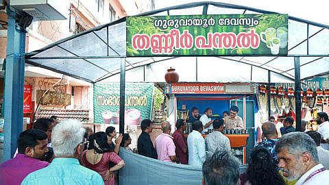 Thanneer Pandal in Guruvayur