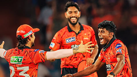 Sunrisers Hyderabad team victory celebration