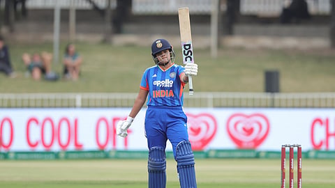 Shafali Verma celebration
