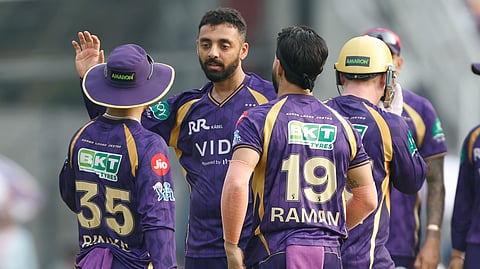 varun celebrates wicket