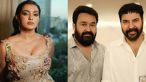 Parvathy Thiruvothu, Mohnalal and Mammootty