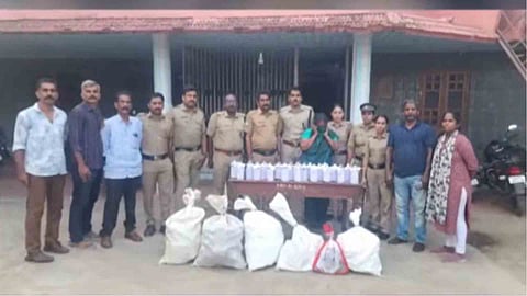 Woman arrested with 124 ltr liquor in Palakkad