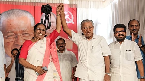 K K Shailaja, Pinarayi Vijayan