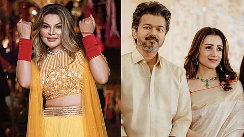 Rakhi Sawant, Vijav and Trisha