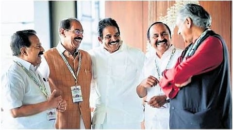 Ramesh Chennithala, Sunny Joseph, K C Venugopal, V D Satheesan, shashi tharoor