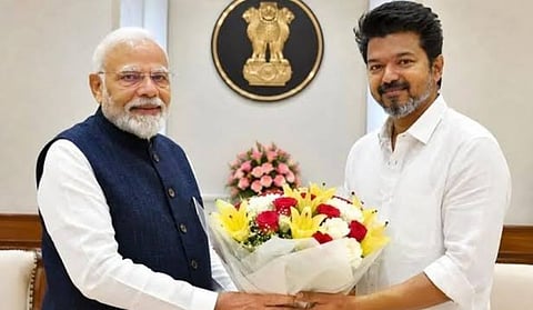 PM Narendra Modi and Tamil Nadu CM Thalapathy C. Joseph Vijay spoke on the telephone