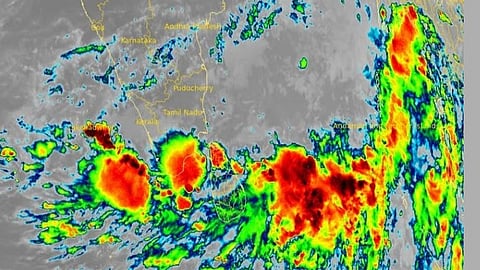 The season's first low-pressure area has formed in the Bay of Bengal