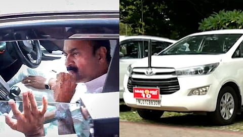 Kerala Chief Minister-designate VD Satheesan arrives at Thiruvananthapuram International Airport
