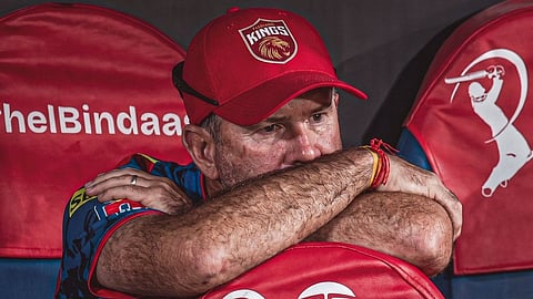 Ricky Ponting sitting Punjab Kings Bench After Defeat
