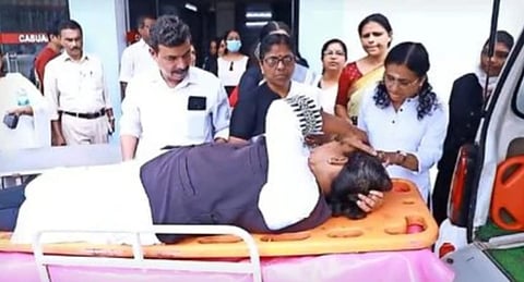 Injured lawyer in kannur