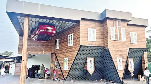 The ‘Wondertainment’ upside-down house in Kayalode, near Kuthuparamba