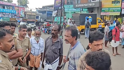 protest in angamali