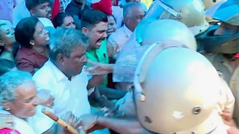 Malayidamthuruth strike