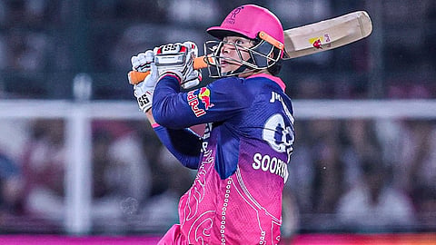 Vaibhav Sooryavanshi batting