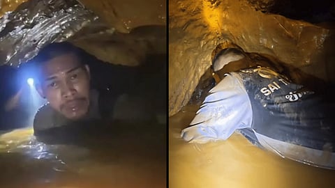 Rescuers race to reach 7 villagers trapped for a week in flooded Laos cave