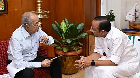 E Sreedharan held a meeting with Chief Minister V. D. Satheesan regarding the high-speed rail corridor
