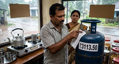 Commercial LPG Cylinder price hiked