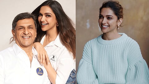 Deepika Padukone and Prakash Padukone