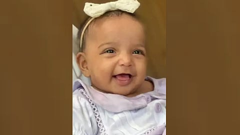 A four-month-old baby girl died after milk choked her throat