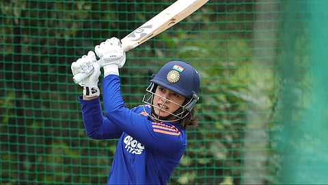 Smriti Mandhana training