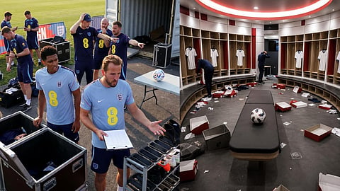 England training equipment theft