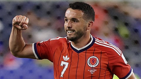 John McGinn celebrate his goal