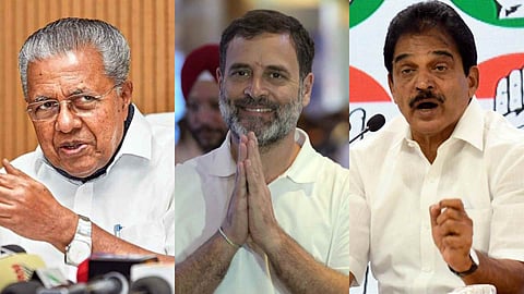 pinarayi, rahul, kc
