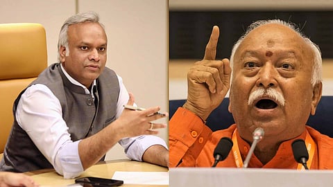 RSS should register and disclose income and tax paid documents; Respect to the country on its 100th anniversary, follow the law; Priyank Kharge writes to Bhagwat