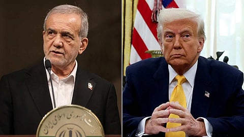 Trump and Pezeshkian