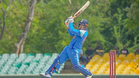Vaibhav Sooryavanshi batting