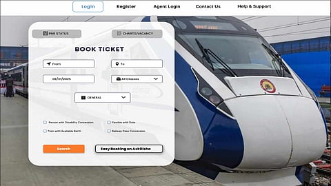 irctc new website
