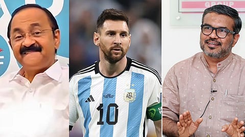 V D Satheesan, Messi, M B Rajesh