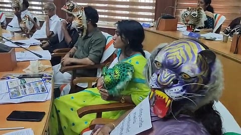 Pulikkali protest