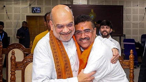 amit shah and suvendhu adhikari