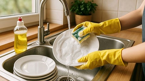 Dish washing sponge, Cleaning tips