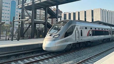 First service in history; Etihad Rail arrives in Abu Dhabi, Malayalis celebrate