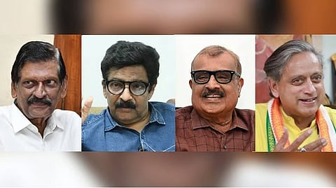 PJ Joseph, MK Muneer, KM Chandrasekhar, Shashi Tharoor