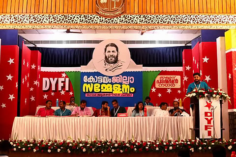 Criticism against Pinarayi and MV Govindan at DYFI Kottayam District Conference