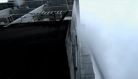 Fire Breaks Out at Highland Hotel in Thampanoor