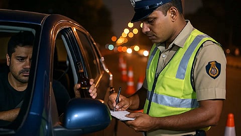 police check drunk driving