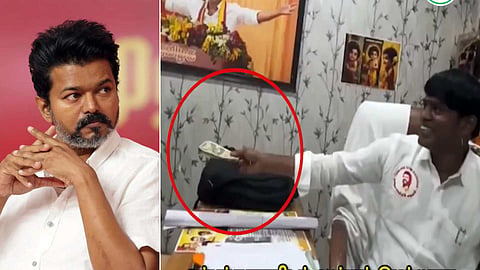 Vijay's TVK sacks Tamil Nadu panchayat leader over viral ₹1.3 lakh bribe video