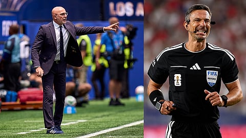 Luis de la Fuente warned referee Slavko Vincic
