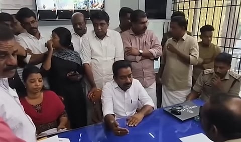 Police block student's study abroad plans; MLA protests at the station