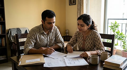 property registration in wife's nam