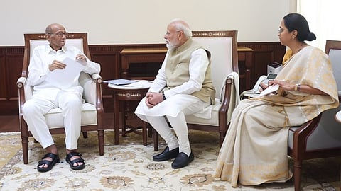 Modi and Sharad Pawar