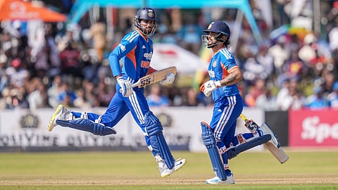 Ishan Kishan Tilak Varma batting